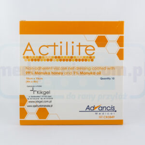 Actilite 10*10cm opatrunek siatkowy z miodem Manuka 1szt